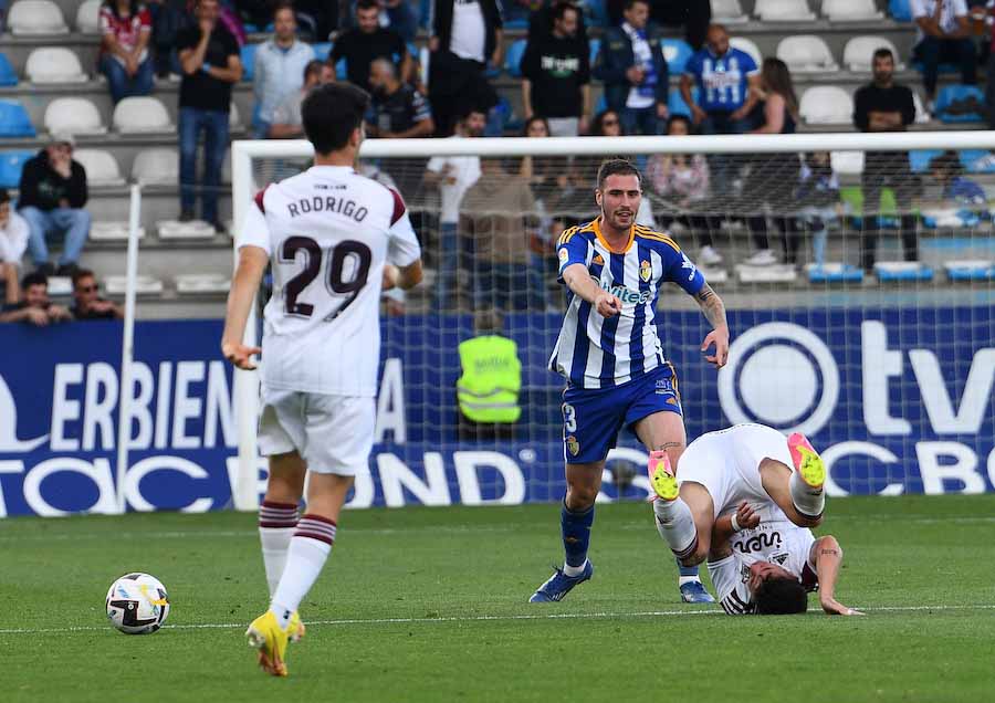 Adrián Diéguez en el último partido contra el Albacete / Jesús López (BierzoDiario)